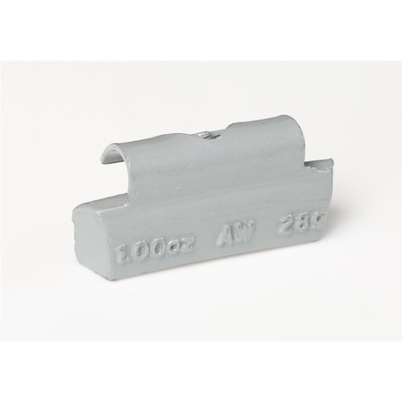 Plombco 025 oz AW style Plasteel clipon weight PLO10533